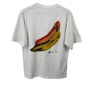 Uniqulo Andy Warhol Banana Pop Art Shirt Mens Sz Small Kosuke Kawamura